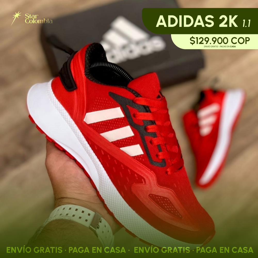 Tenis Adidas 2K Rojo Caballero