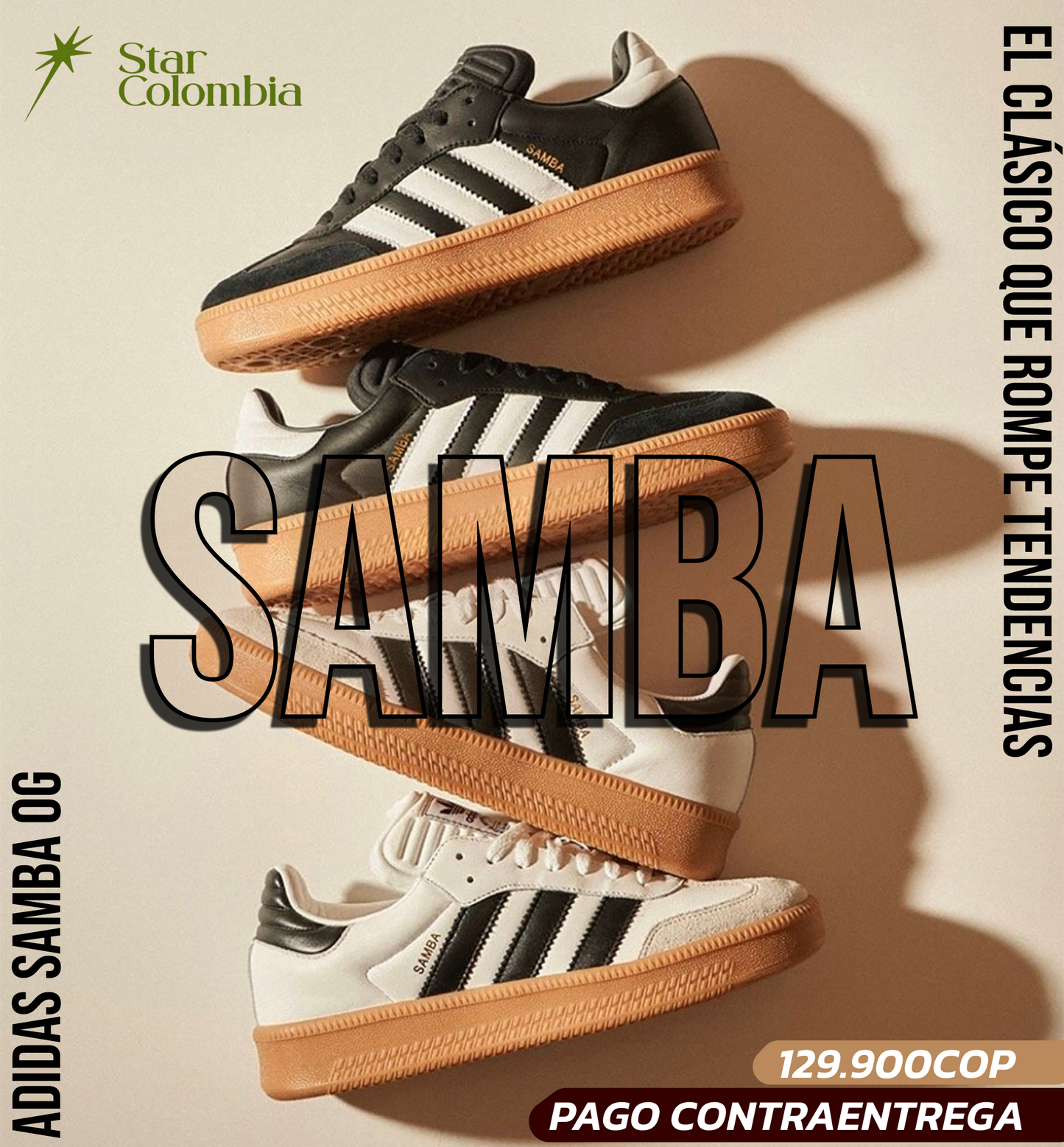 ADIDAS SAMBA +CAJA ADIDAS TENIS CALZADO