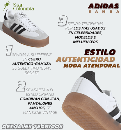 ADIDAS SAMBA +CAJA ADIDAS TENIS CALZADO