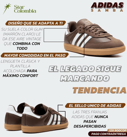 ADIDAS SAMBA +CAJA ADIDAS TENIS CALZADO
